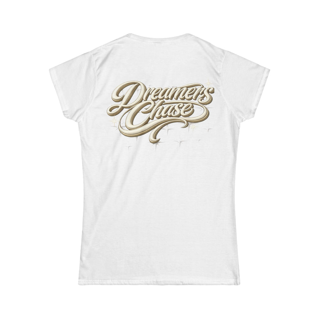 Dreamers Chase Luxury White T-Shirt Women