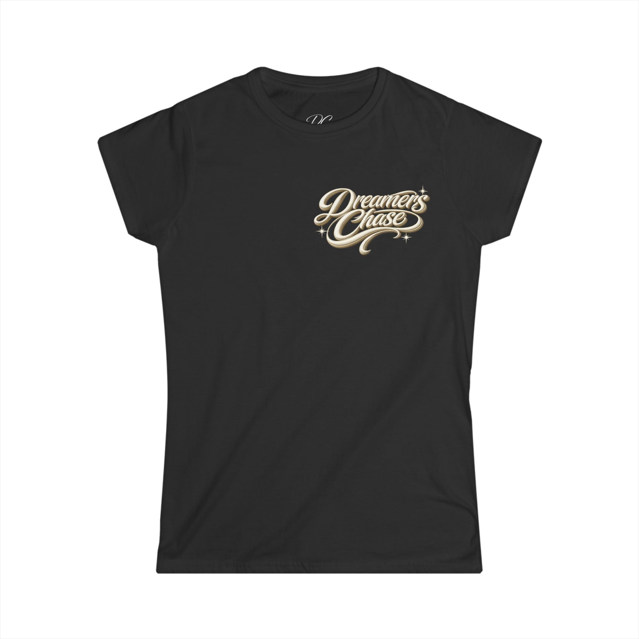 Dreamers Chase Luxury Black T-Shirt Women