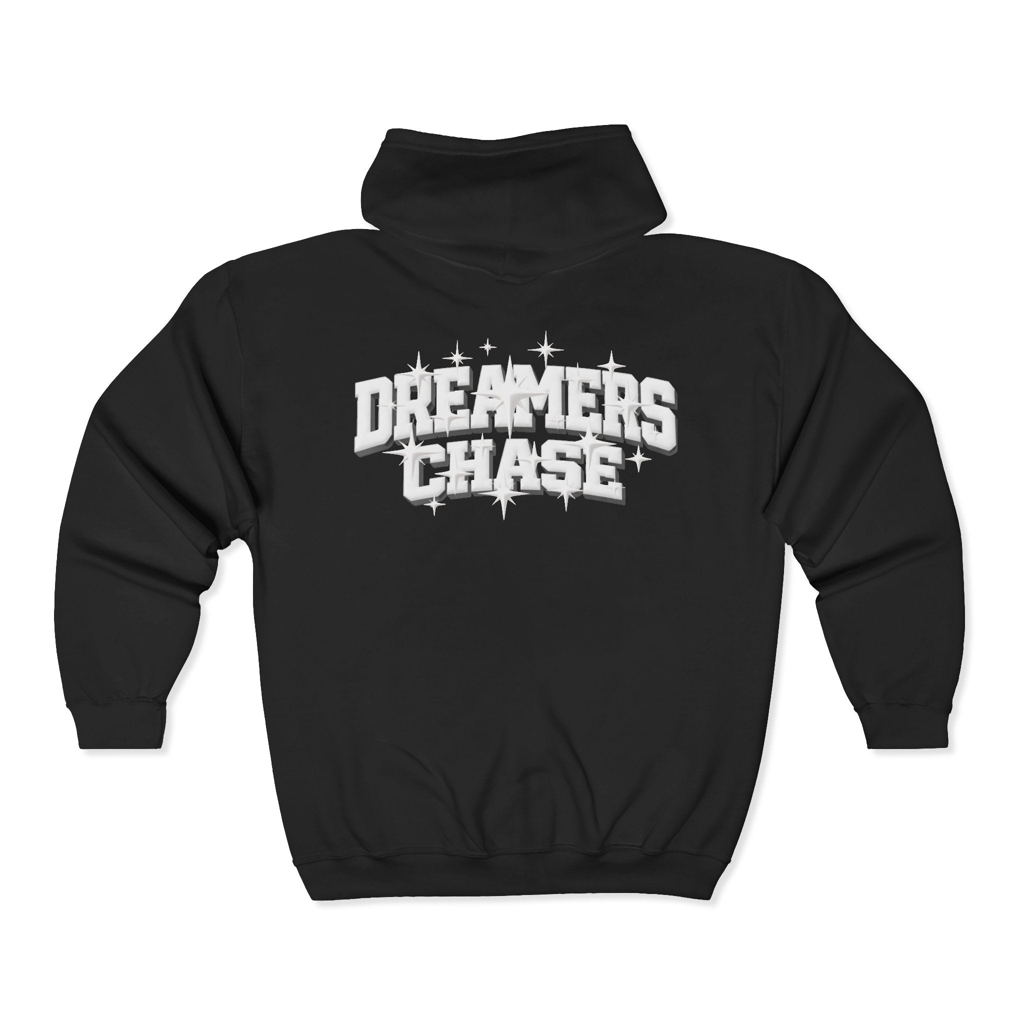 Dreamers Chase Black LTD Ed Zip Hoodie Unisex