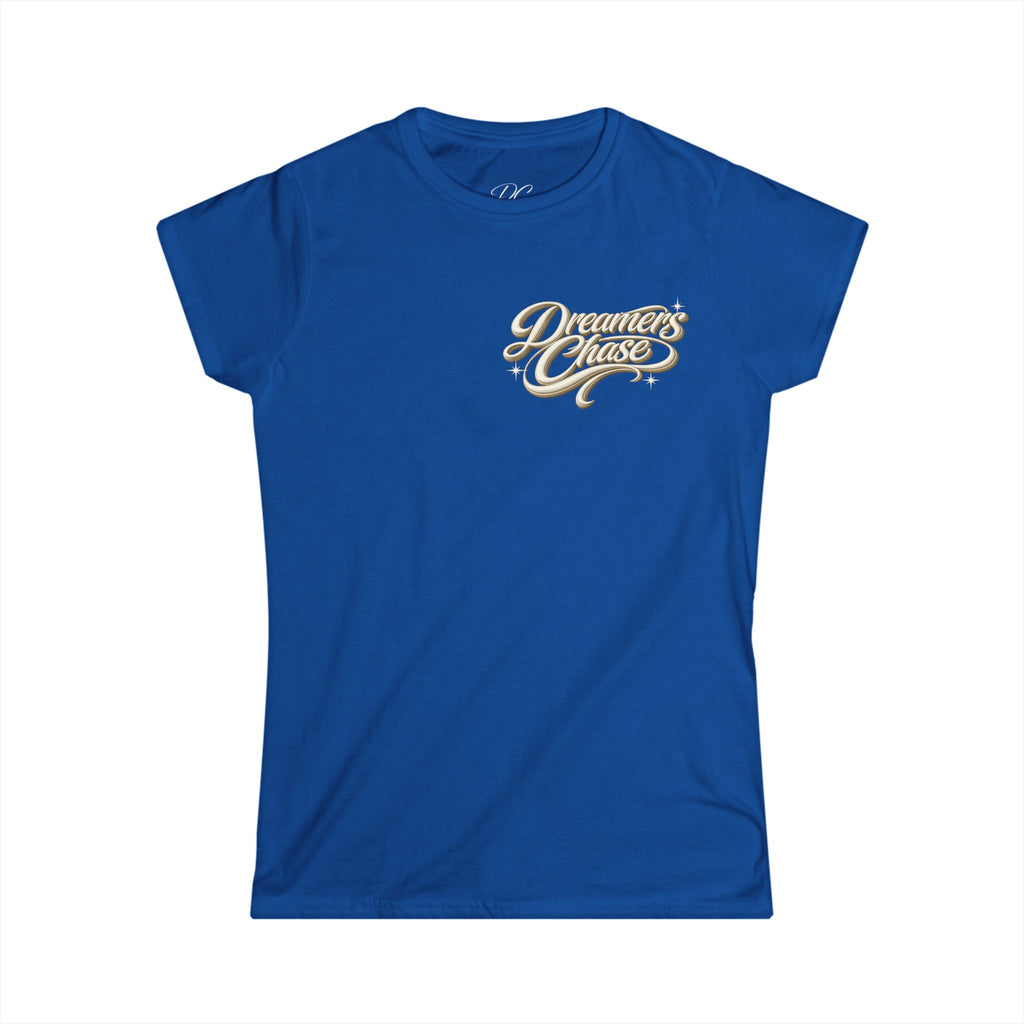 Dreamers Chase Luxury Royal Blue T-Shirt Women